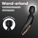 Wibrator różdżka Wand-erland Black/Rosegold Satisfyer