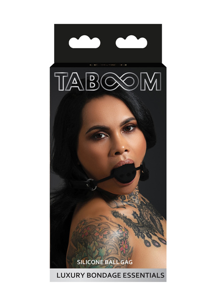 Taboom Silicone Ball Gag Black