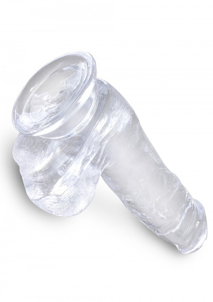 6 Inch Cock With Balls Transparant King Cock