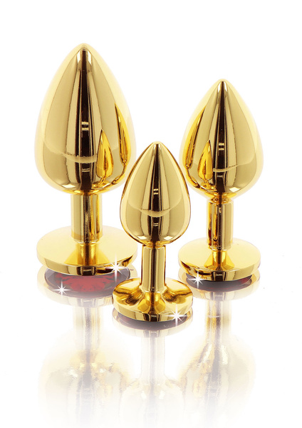 Taboom Butt Plug With Diamond Jewel Gold M
