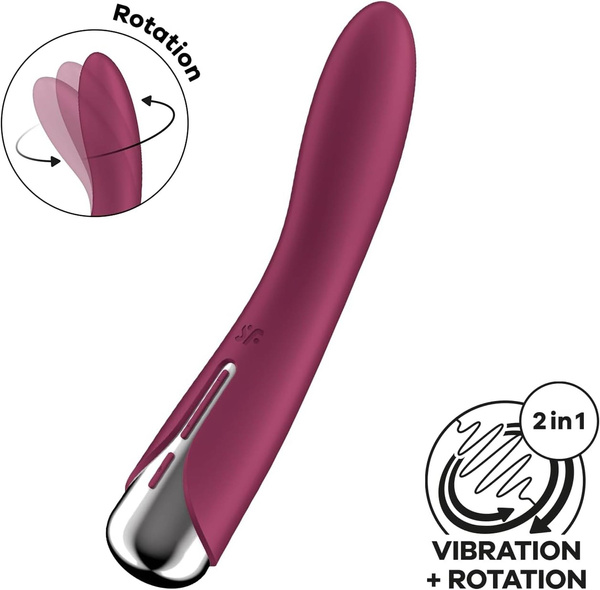 Wibrator do punktu G Spinning Vibe 1 Red Satisfyer