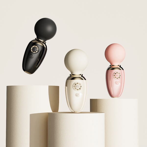 Wibrator Różdżka Ava Ivory White Zalo