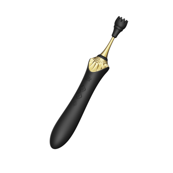 Multifunctional Vibrator Bess 2 Obsidian Black Zalo