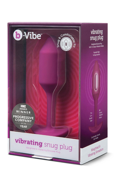 Vibrating Snug Plug 2 Rose b-Vibe