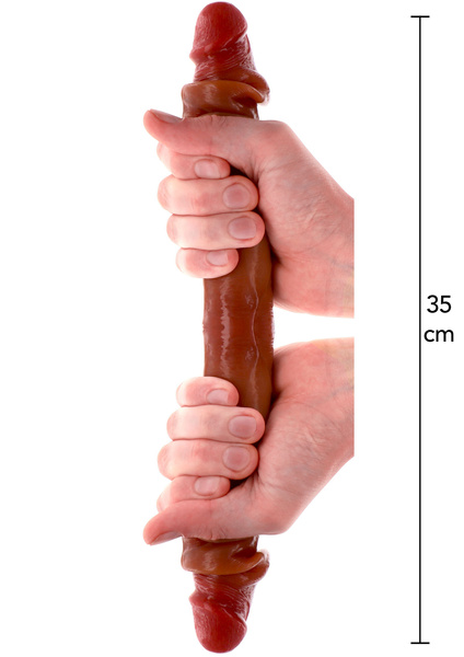 ToyJoy Get Real Silicone Foreskin Double Dong 35cm