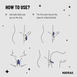 Hueman erection ring Neptune Vibrating Cock Ring + Remote