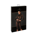 Dress F347 Ecstasy Midi Dress XL Noir Handmade