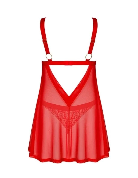 Komplet Bielizny Babydoll + Stringi Elianes Xl/2Xl Obsessive