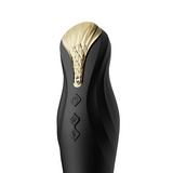 King Vibrating Thruster Obsidian Black Zalo