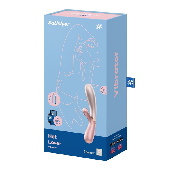 Wibrator Króliczek Hot Lover Pink / Dark Pink Satisfyer