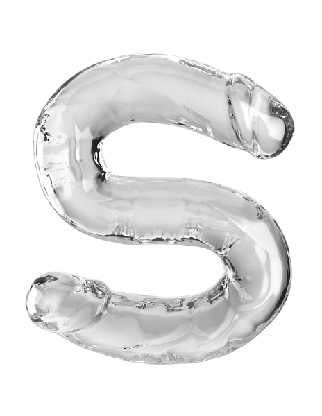 King Cock Clear Double Dildo 18" Pipedream