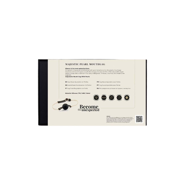 BDSM Majestic Pearl Mouthgag Guilty Pleasure 