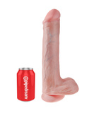 King Cock 13" Cock with Balls Flesh