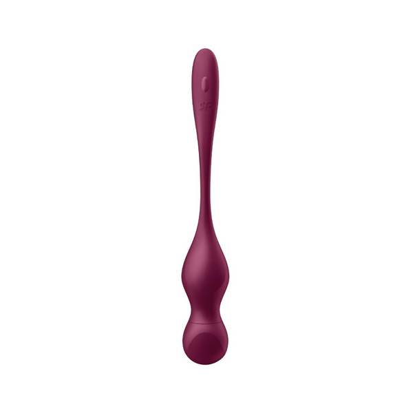 Wibrujące Kulki Love Birds Vary Connect App Wine Red Satisfyer