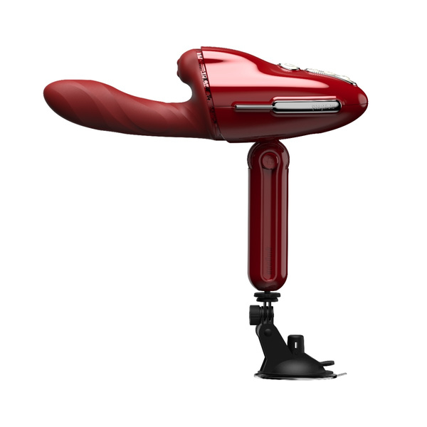 Qingnan No.9 Handheld Vibrating and Rotating Set Red