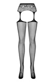 Obsessive Garter stockings S307 black XL/XXL