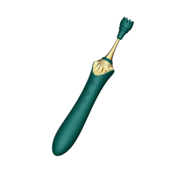 Wibrator Wielofunkcyjny Bess 2 Turquoise Green Zalo