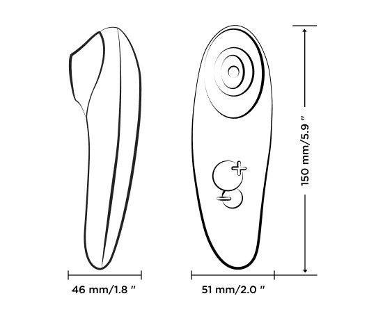 Bezdotykowy stymulator łechtaczki Romp Shine