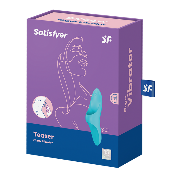 Wibrator na palec Satisfyer Teaser Light Blue
