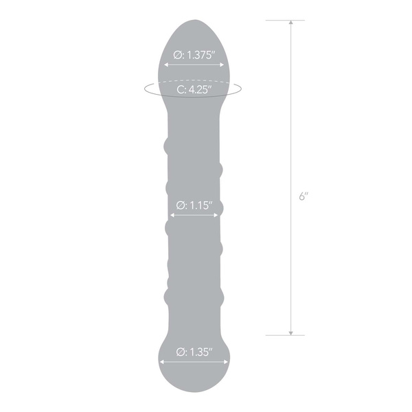 Glas - Spiral Staircase Full Glass Dildo