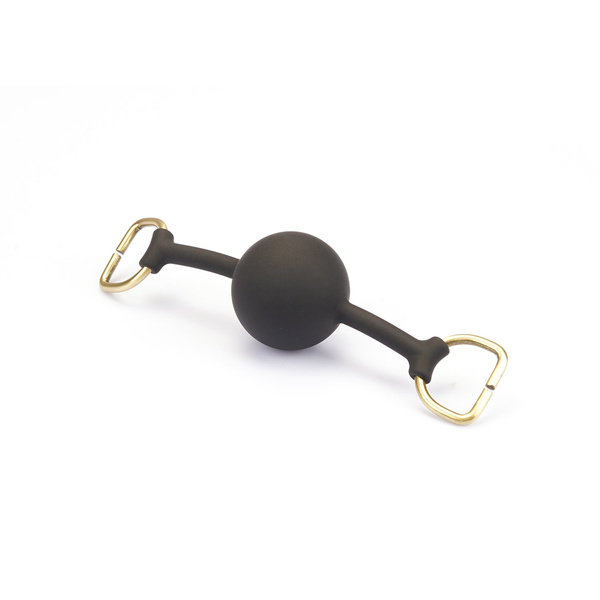 Liebe Seele Kinbaku Ukiyoe Bal Gag with Red Rosy Leather Straps