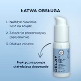 Żel opóźniający Delay Gel 50ml Mister Size