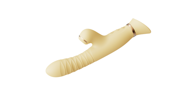 Wibrator Wielofunkcyjny Rose Thruster Lemon Yellow Zalo