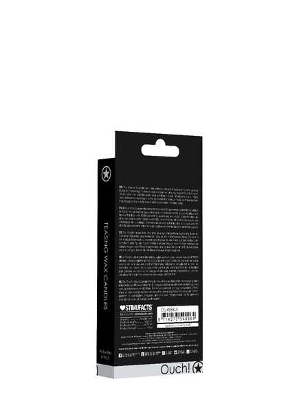 Ouch! Teasing Wax Candles 4-pack Black