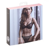  Petitenoir Set bra and thong XL Noir Handmade