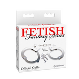 Kajdanki Fetish Fantasy Series Official Handcuffs Silver Pipedream