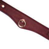 Liebe Seele Wine Red Curved Collar