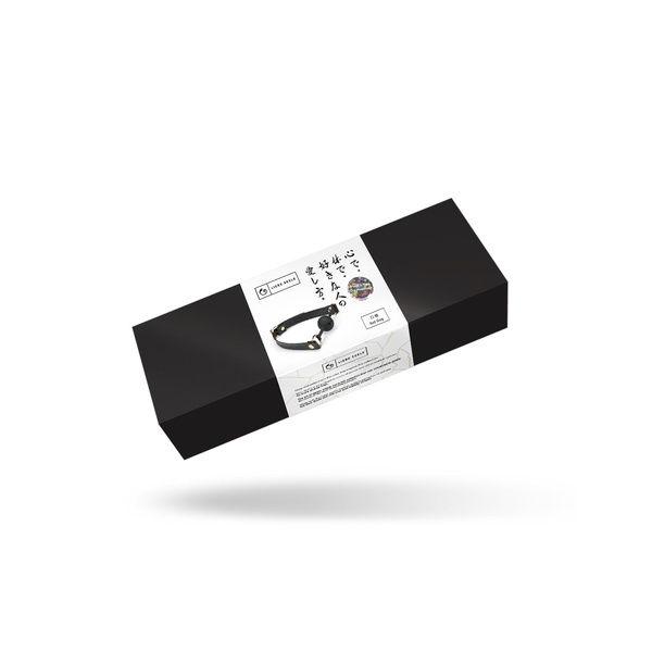 Liebe Seele Black Organosilicon Ball Gag