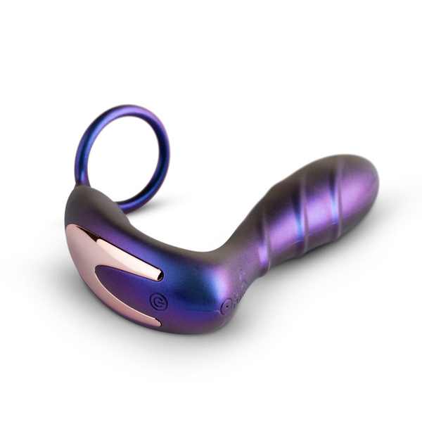 Stymulator Prostaty Black Hole Anal Vibrator With Cockring Hueman