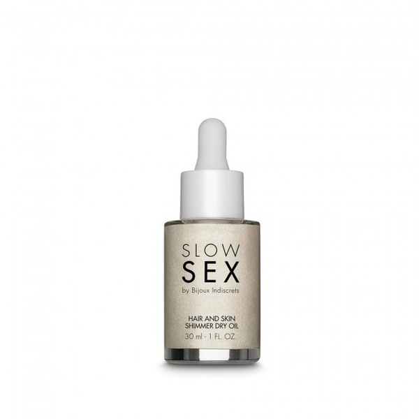 Olejek Slow Sex Hair and Skin Shimmer Dry Oil Bijoux Indiscrets