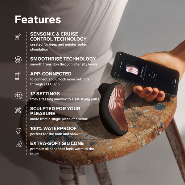 Stymulator łechtaczki sterowany aplikacją Sona 3 Cruise Soft Pink LELO