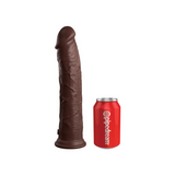 Dildo 28Cm King Cock Elite Dual Density Silicone Cock Brown Pipedream