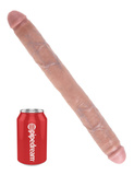16' Thick Double Dildo Flesh Podwójne Dildo Cieliste 44Cm King Cock