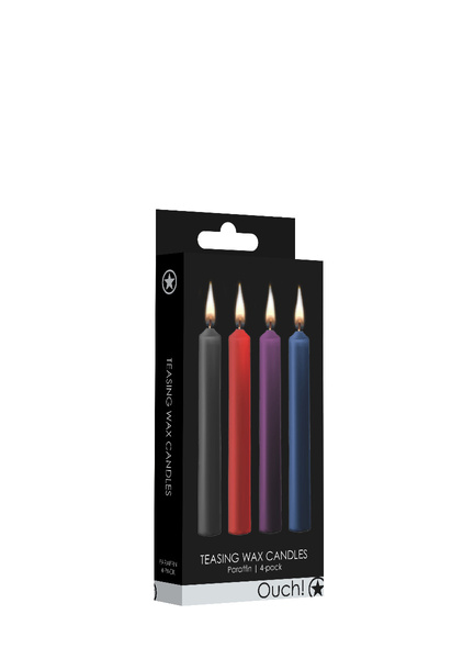 Ouch! Teasing Wax Candles 4-pack Mixed Colors