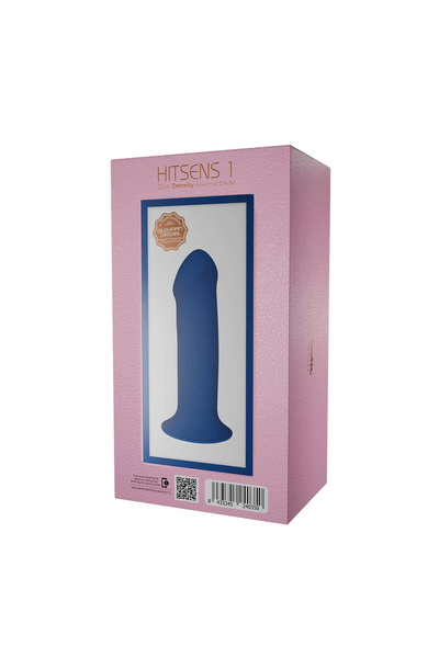 Silikonowe Dildo Premium Hitsens Model 1 Blue Adrien Lastic