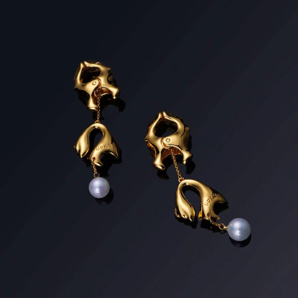 Luksusowe Klamerki Na Sutki "Moist Eyes" Pearl Nipple Clamps UPKO