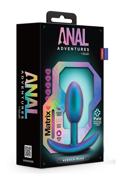 Korek Analny Matrix Nebula Plug Lunar Blue ANAL ADVENTURES