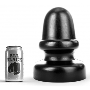 Korek analny AB54 Valve 18 x 14.5cm All Black