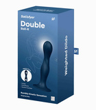 Dildo z wewnętrznymi kulkami Double Ball-R dark blue Satisfyer