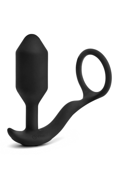 Korek analny Vibrating Snug & Tug M Black b-Vibe