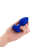 Korek analny Vibrating Jewel Plug L/Xl Navy b-Vibe