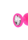Korek Analny Toyjoy Anal Play Diamond Booty Jewel Medium Pink TOYJOY