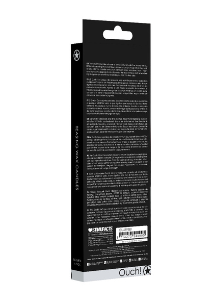 Ouch! Teasing Wax Candles Large 4-pack Black
