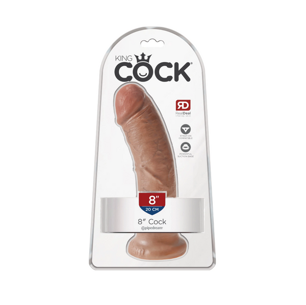 Dildo King Cock 8 Tan Pipedream