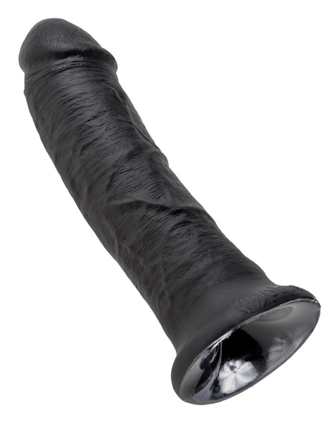 8' Cock Black Dildo Czarne 20Cm King Cock