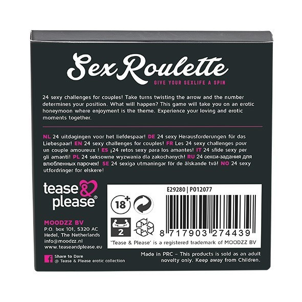 Gra Erotyczna Ruletka Sex Roulette Love & Marriage Tease&Please